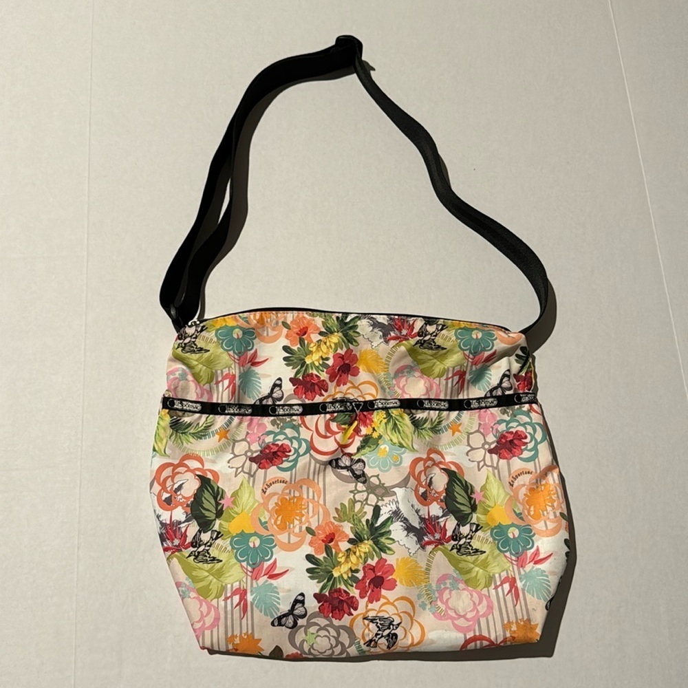Lesportsac Shoulder‎ bag/ Crossbody - Polyester - Butterflies/Floral